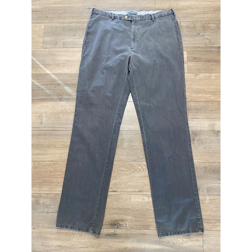 Peter Millar London Gray Raleigh Performance Pants Mens Size 38x36 TALL Golf